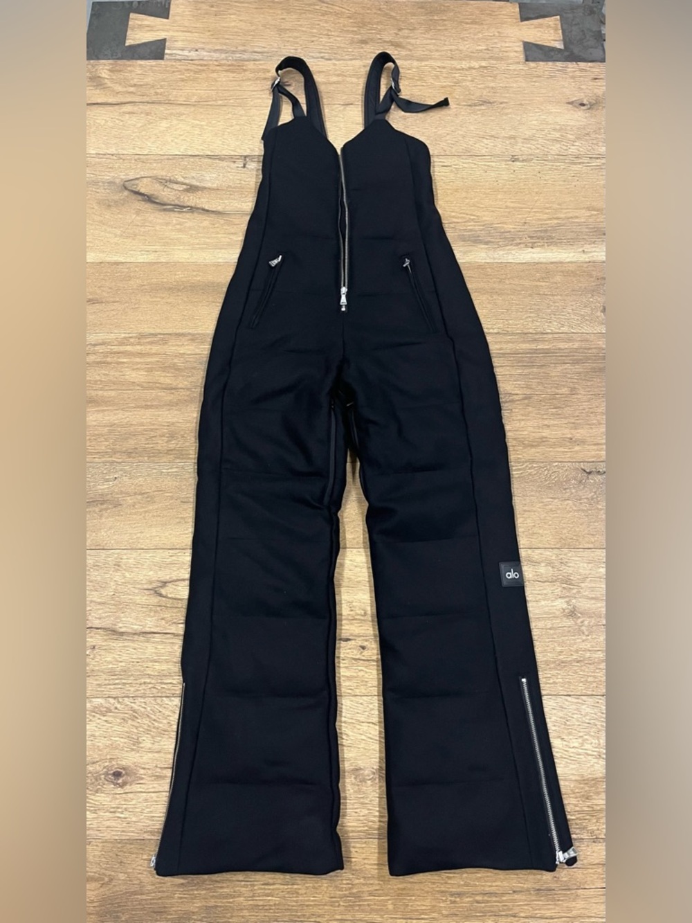 Alo Black Winter/ Ski Overalls / Bibs Size XS